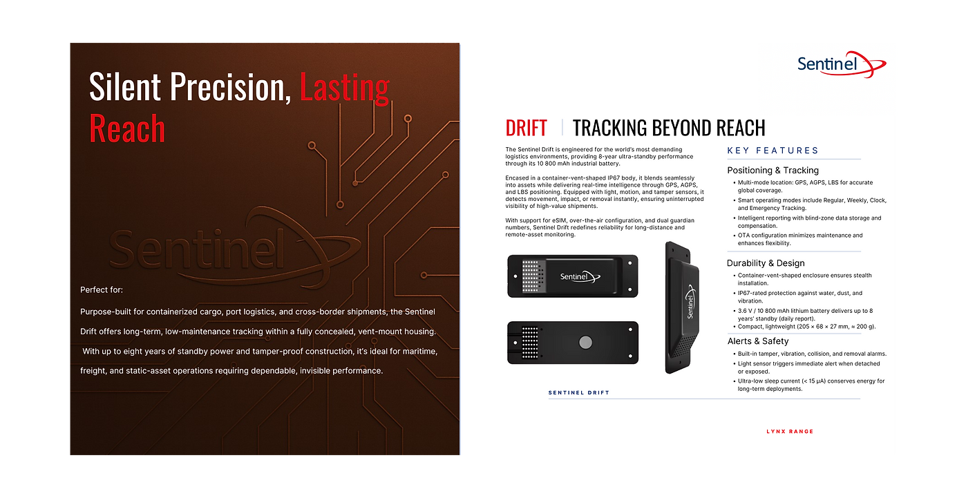 sentinel drift – long endurance covert container vent mount tracking solution sentinel drift – long endurance covert container vent mount tracking solution