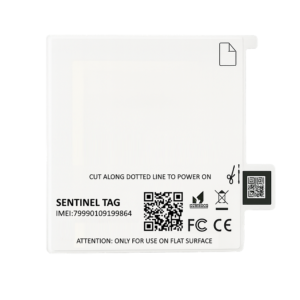 sentinel tag – ultra thin disposable ble tracking label + platform access